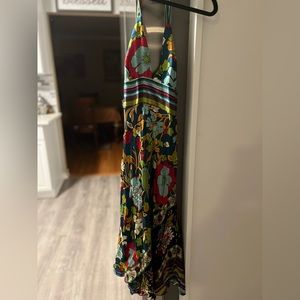 Anna Paul Silk Halter Dress